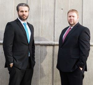 Attorneys Joshua Edwards and Brian Peterson